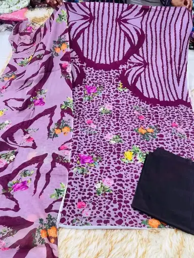 Suti Three Piece